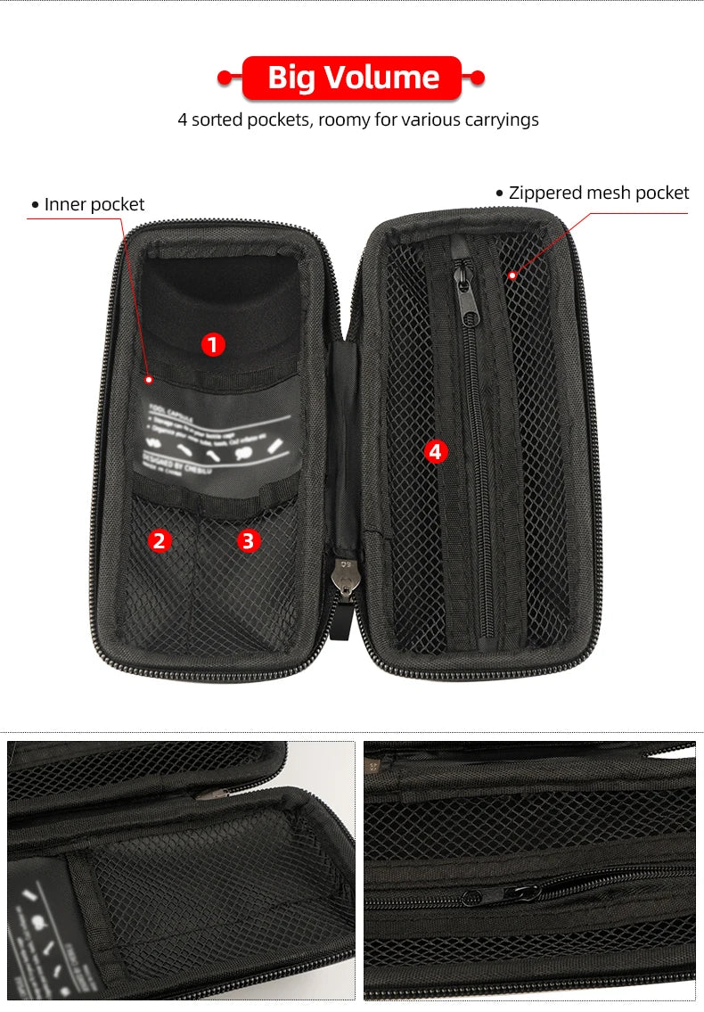 Deemount Bicycle Tools Service Items Storage Box for Bottle Cage Mount Bike Repair Kits Glasses Keys Case Bag