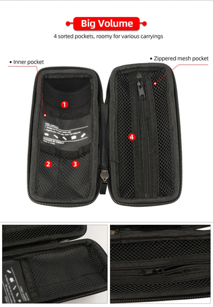 Deemount Bicycle Tools Service Items Storage Box for Bottle Cage Mount Bike Repair Kits Glasses Keys Case Bag