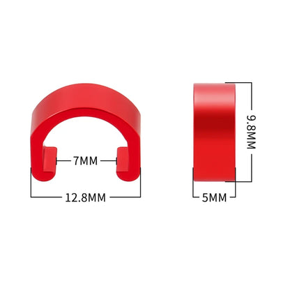 MUQZI 10Pcs MTB Bike Bicycle Frame U Buckle For Brake Cable Housing Hose Tube Shifter Cable Guides Button Fixed Tubing Clips
