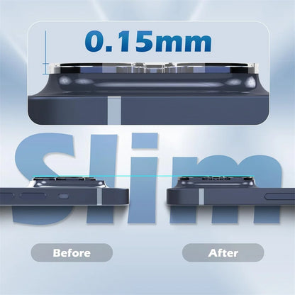1~3 PCS Camera Protector For iPhone 16 15 Pro Max Camera Lens Film For APPle iPhone 15 ip 14 13 Mini 12 11 Pro Accessorios iPhone15 Pro Protege Camera Protection iPhone 15Pro lens glass