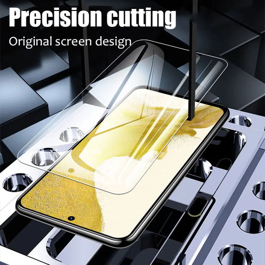 3PCS Tempered Glass For Samsung Galaxy S24 S23 S22 Plus S21FE A04 A14 A54 A34 A15 A25 A05S A35 A55 Screen Protector Film Glass