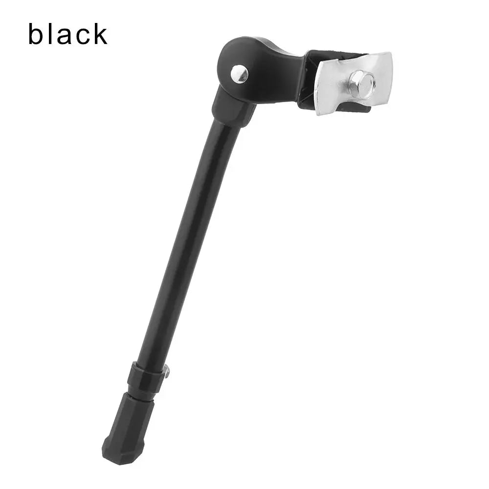 Heavy Kick Stand Duty Adjustable Mountain Bike Bicycle Cycling Prop Side Rear Alloy Kick Stand Bicycle Parts Sports Black Silver