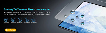 2Pcs Paper Feel Screen Protector For Samsung Galaxy Tab S9 S8 S7 S6 S6 Lite S5E S4 A8 A7 Lite A 10.1 10.5 Film Screen Protector