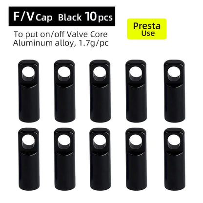 Deemount 2 in 1 Presta Caps F/V Valve Core Overhaul Install Tool CNC Anodized Alloy Light Weight Bicycle Valve Nipple 10/4/2PCS