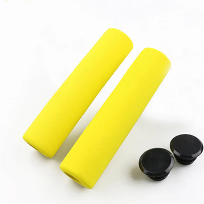 1 Pair UltraLight Anti-Slip Antiskid Soft Sponge Foam Handlebar MTB Mountain Bike Bicycle Grips Outdoor Sports Cyling Tools