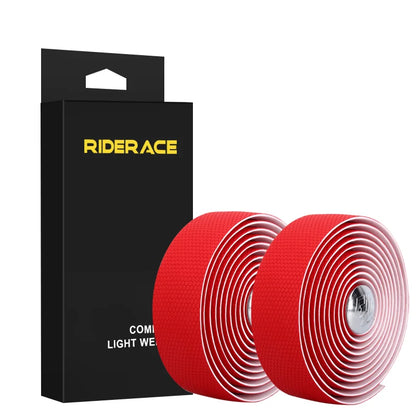 Bicycle Handlebar Tape With Bar End Plugs Non-Slip Shock Absorbing Ultralight Wear-Resistant Bike Handlebar Tape Cycling Strap