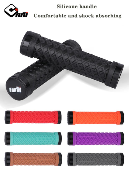 ODI VANS Bicycle Handles Mtb Cuffs Mountain Bike Grips Handlebar Cover Ergonomic Lock On Grips Silicone Handle For Cycling Cuffs