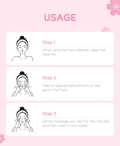LAIKOU Face  Deep Cleaning Exfoliating Gel Skin Care Whitening Moisturizer Repair Facial Scrub Skin Care 60g