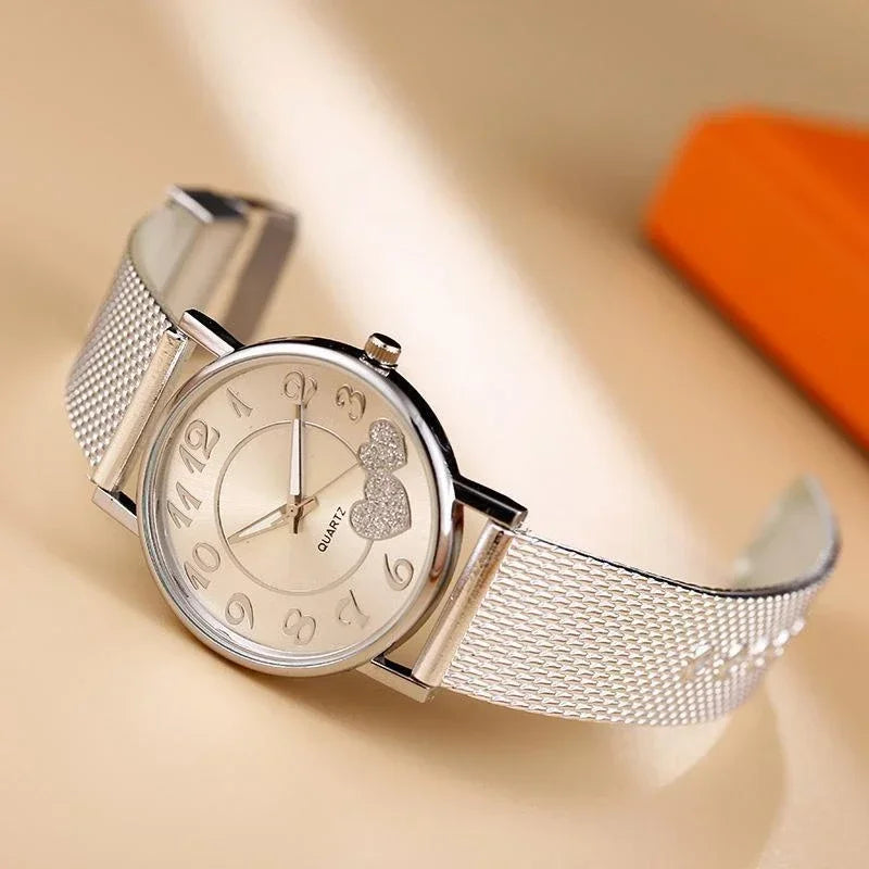 Women Fashion Simple Women Watch Strap Pin Buckle Ladies  Quartz Wrist Watches