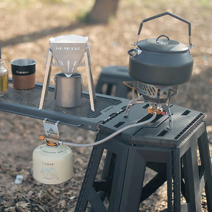 Hang Gas Canister Hook Camping Tables Hook Stainless Steel Stove Tank Hanger Hook Outdoor Camping Table Gas Stove Tank Organizer