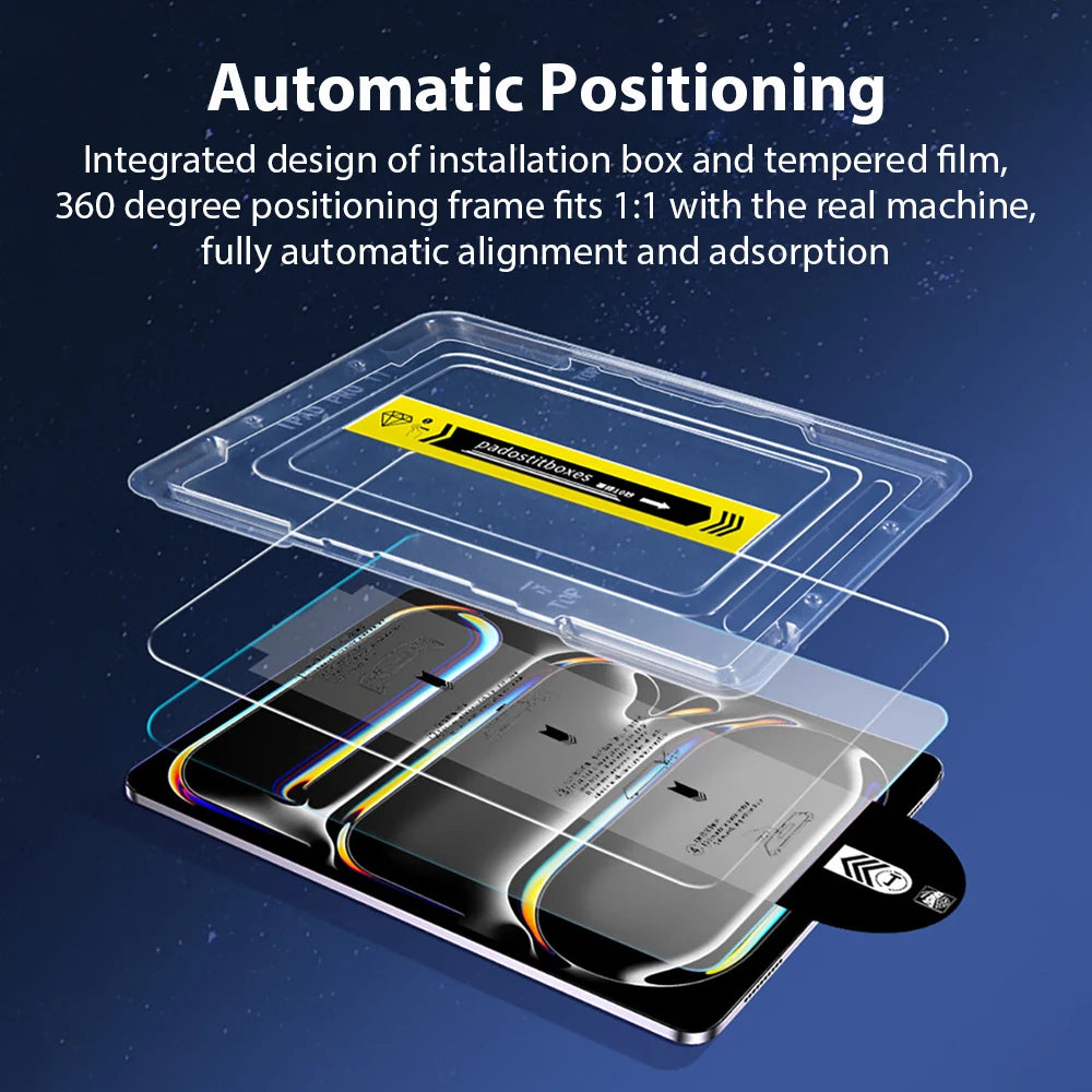 Screen Protector Tempered Glass For Ipad Pro 13 11 M4 12.9 10 9 10th 9th Generation Air 5 4 3 2 M2 Mini 6 10.2 10.9 Accessories