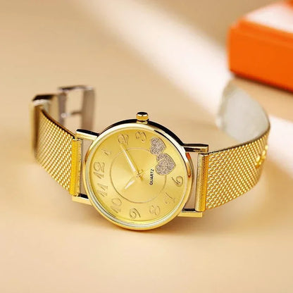 Women Fashion Simple Women Watch Strap Pin Buckle Ladies  Quartz Wrist Watches