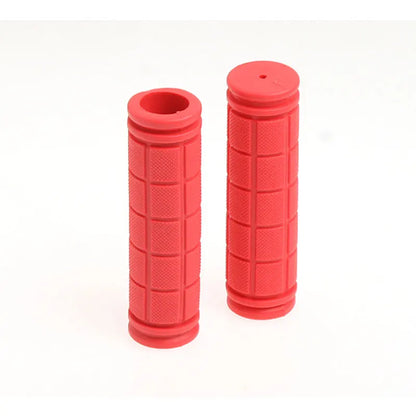 1 Pair Bike Handlebar Grips Soft Scooter Extreme Bicycle Rubber Non-slip Shockproof Mountain Folding Bike Bicycle Accessories