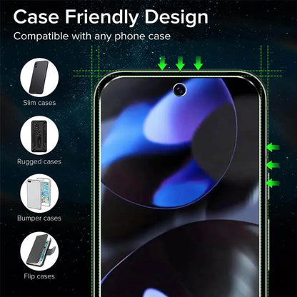 Fingerprint unlock Glass for Pixel 9 Pro 8A 9A 7 6A 7A 8 Pro Screen Protector Pixel 9 Pro XL Tempered Glass for Google Pixel 9