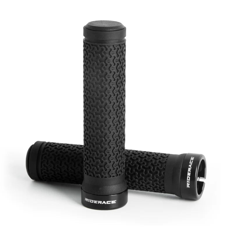 Bicycle Handle Bar Grips MTB Mountain Bike Soft Single-sided Locking Handlebar Cover Plug Rubber Non-slip Cycling Accessories