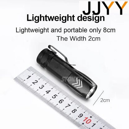 Mini Keychain Lamp Keychain Pocket Torch USB Rechargeable LED Light Flashlight Lamp Waterproof Keychain Light 1PC