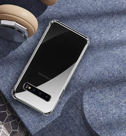 Luxury Silicone Case For Samsung Galaxy S25 S24 S20 FE S10 S9 S8 Plus S10E Note 8 9 10 Lite Transparent Soft Shockproof Case