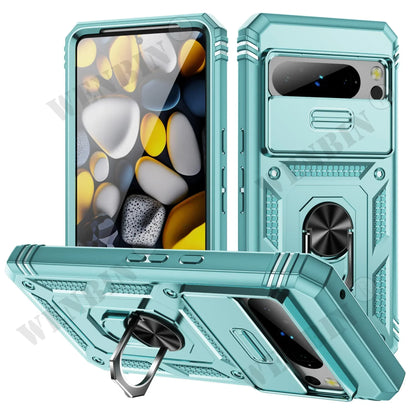 Case For Google Pixel 9 8 Pro 8 6 Pro 8A 7A  Google Pixel 9 Pro XL Heavy Duty With Camera 360 Degree Kickstand Cover