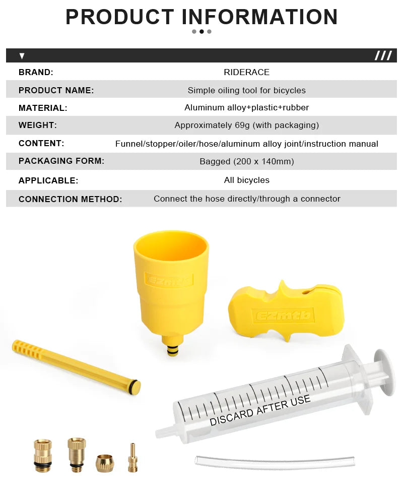 Bike Brake Bleed Kit For Shimano Hydraulic Disc Brake Bleeding Tool Set Funnel Oil Stopper Road Mountain Bicycle Repair Tools