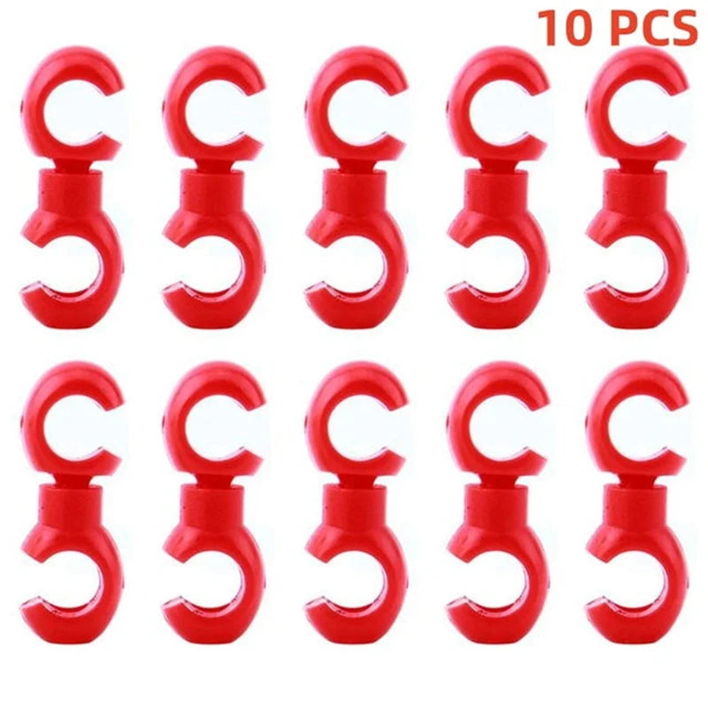 10PCS Mountain bike bicycle accessories handcuff type hub buckle storage device shift line pipe brake hose S buckle