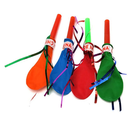 50pcs Gold Thread Balloon Whistle Kids Birthday Party Favor Pinata Filler Easter Children's Day Carnival Party Favor Decoration