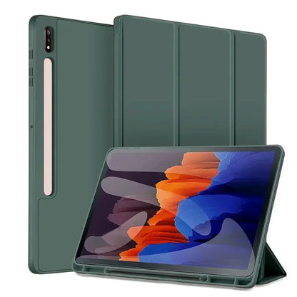 Case for Samsung Galaxy Tab S9 S8 S7 11 inch S10 Plus Fe 12.4" T730 T970 X810 Pencil Holder Cover Samsung Tab S6 Lite10.4 Case