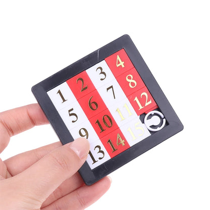 1PC 1-15 Number Slide Puzzle Brain Puzzle Games Exercise The Brain Educational Toy Developing for Children Toys
