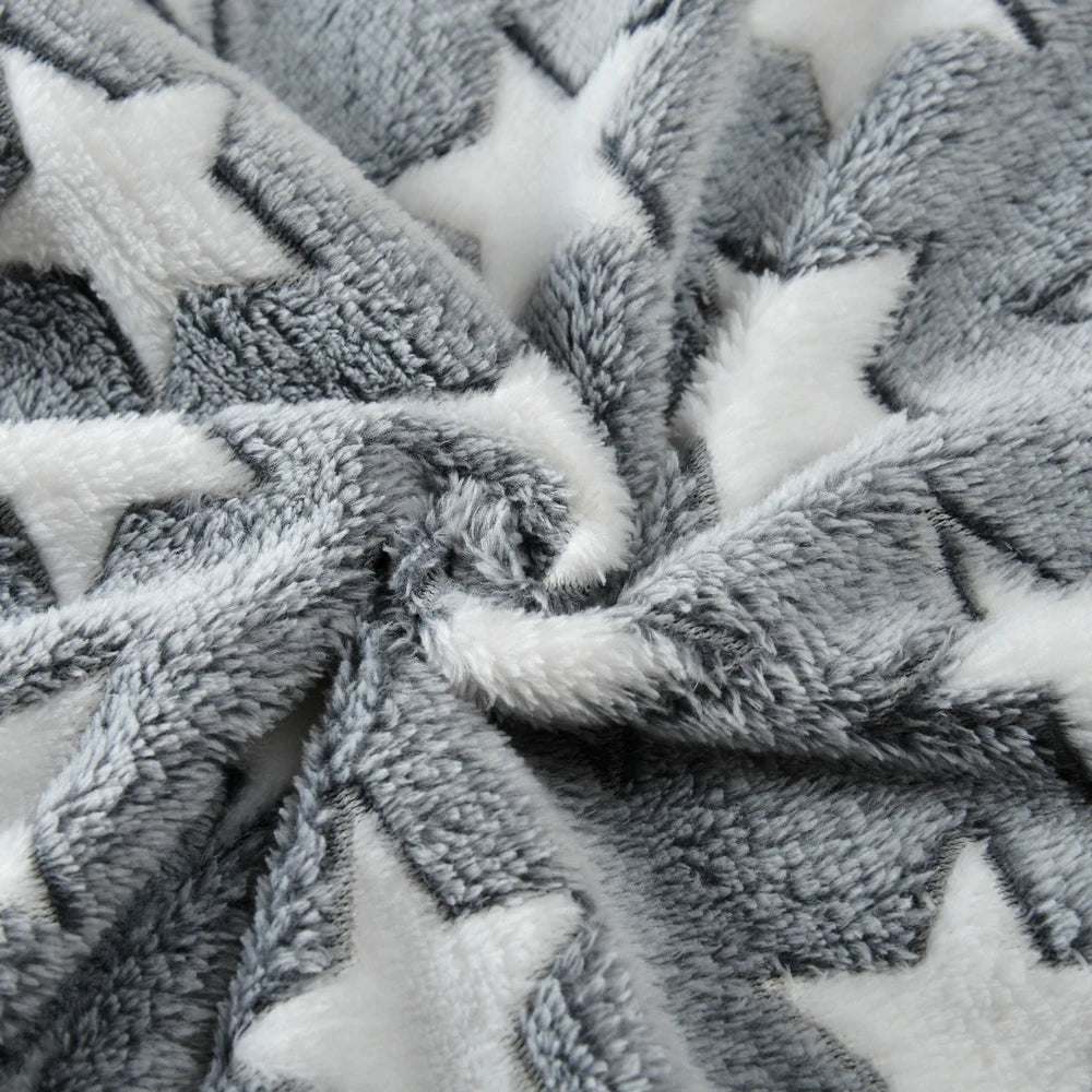 Soft Cozy Dog Bed Mat For Small Large Dogs Bone Star Avocado Print Warm Mattress Pet Cat Sleeping Blanket Puppy Travel Supplies