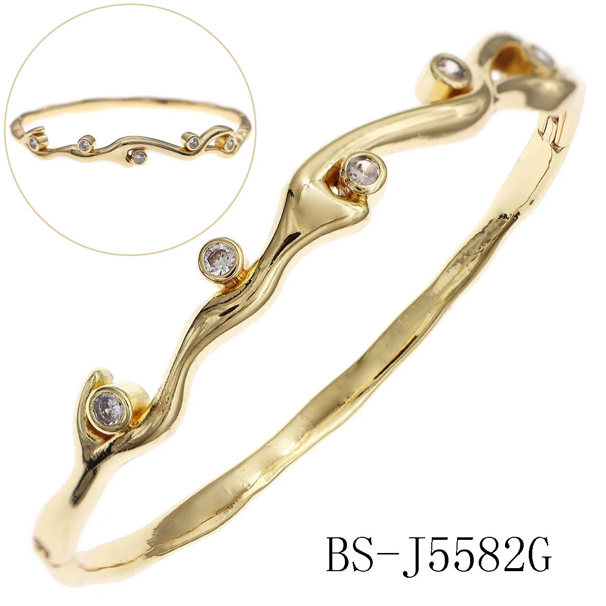 Copper With Zirconium Opening Female Simple Trendy Bracelet Women's Stainless Steel Jewelry Luxury Gifts for Girlfriends