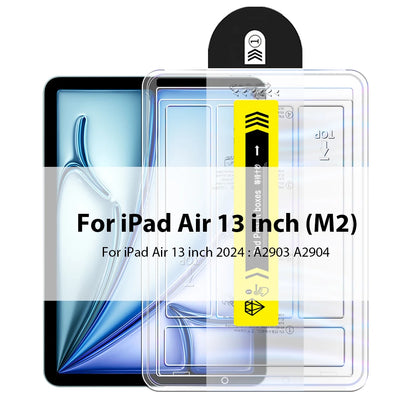 Tempered Glass For Ipad Air 5 4 3 2 1 Pro 13 11 M4 M2 2024 12.9 Screen Protector For Ipad 10 9 10th 9th Gen 10.9 Mini 6 8th 10.2