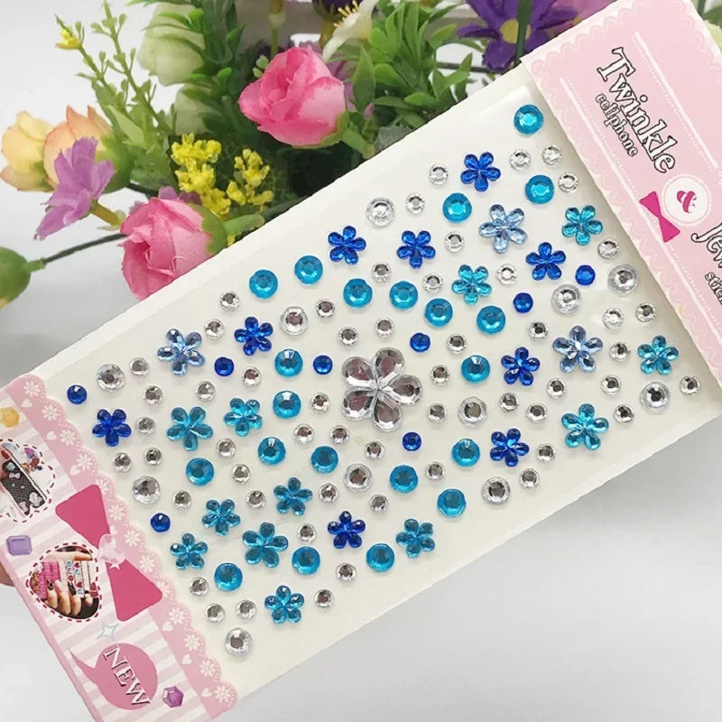 Glitter Face Stickers for Children Rhinestones for Eyes Face Diamonds Bright Stickers Festival Makeup Jewels Stickers ZS006