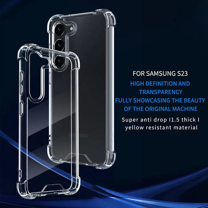 Hybrid Shockproof Case For Samsung Galaxy S25 S24 S23 S21 FE S22 Plus Ultra Clear Hard Case For Samsung A54 A34 A04S A53 A33