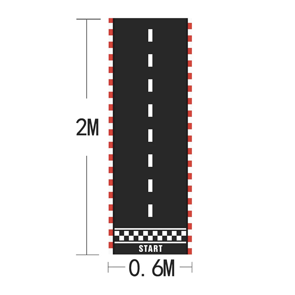 Traffic Cones and Racing Checkered Flags Black White Flags Kids Racing Theme Decorations for Race Car Birthday Party Supplies