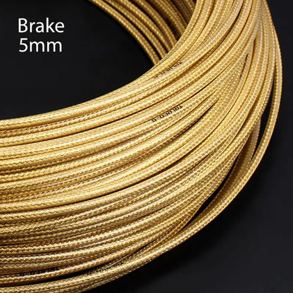3m 5mm MTB Road Bike Bicycle Brake Derailleur Cable Weaving Line Pipe Housing Tube Variable Speed Shifting Brake Wire housing