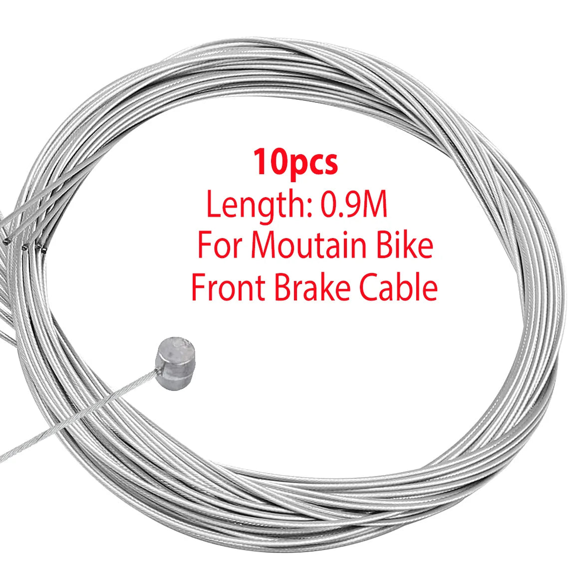 10pcs/set MTB Road Bicycle Brake Line Bike Gear Shifter Gear Brake Inner Cable Set Core Inner Wire 2000mm 1700mm 1400mm 900mm
