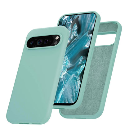 Fashion Liquid Silicone Case for Google Pixel 9 Pro XL 8A 7A 6A 5A Soft Skin Feeling TPU Cover for Google 6 7 8 9 Pro 8Pro 7Pro