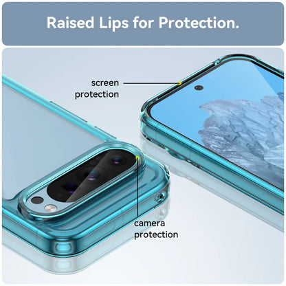 Fashion Transparent Acrylic Case For Google Pixel 9 8 7 Pro 8 7 A Colorful Hard Clear Shockproof Thin Cover For Pixel 9 Pro XL