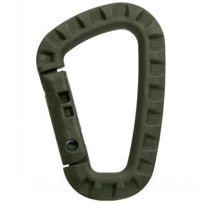 5pcs 8.5cm Tactical Backpack Buckle Fast Tactical Carabiner Plastic Hook D Shape Mosqueton EDC Gear For Outdoor Camping