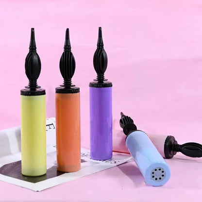 1Pcs Random Balloon Pump Air Inflator Hand Push Portable Balloon Accessories For Wedding Birthday Party Decor Supplies