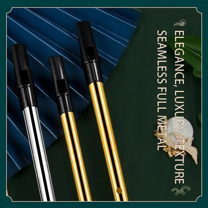 Miwayer Authentic Irish Whistle Flute C/D Key Tin Penny Whistle with 6 Holes Perfect Traditional Irish Music Musical Instrument