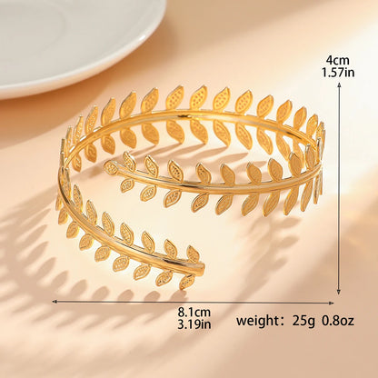 1PC Women's European and American Fashion Gold Geometric Arm Chain Bracelet, Date Travel Banquet Party Festival Dress up Gift