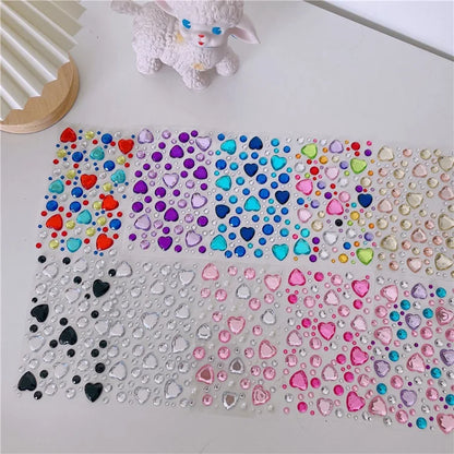 Glitter Face Stickers for Children Rhinestones for Eyes Face Diamonds Bright Stickers Festival Makeup Jewels Stickers ZS006