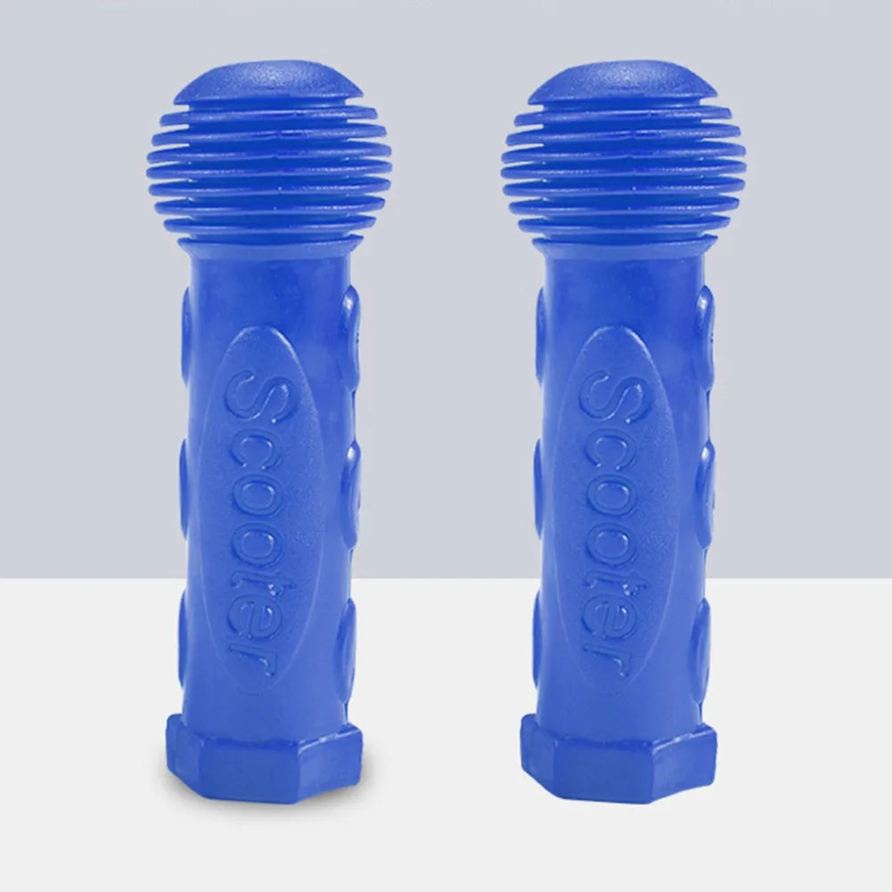 Rubber Bicycle And Scooter Handle Grips For Children Non-Slip Waterproof Blue/Pink/Cyan/Black/Green/Dark Blue/Red Bike Accessory