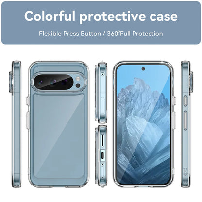 Fashion Transparent Acrylic Case For Google Pixel 9 8 7 Pro 8 7 A Colorful Hard Clear Shockproof Thin Cover For Pixel 9 Pro XL