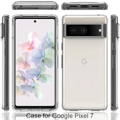 Hybrid Shockproof Acrylic Crystal Clear Hard Back Shell for Google Pixel 9 8 7 6 9Pro XL 8A 6A 7A Protection Phone Case