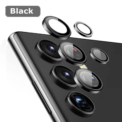 For Samsung S24 S23 Ultra Camera Lens Protector Aluminum Alloy Metal Tempered Glass Camera Film For Galaxy S22 Ultra Accessories