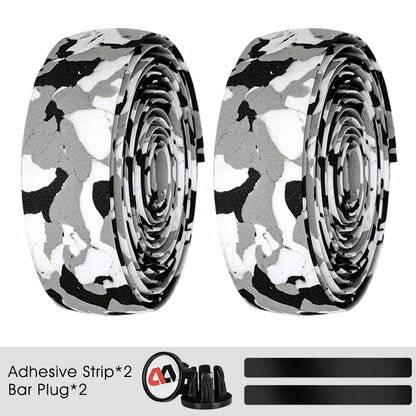 WEST BIKING Bicycle Handlebar Tape EVA PU Bar Tape Soft Cycling Damping With 2 Bar Plug Road Bicycle Anti-slip Shock straps
