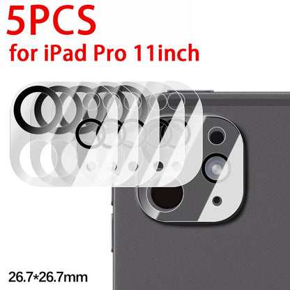 5-1PCS Tempered Glass Lens Films for Apple IPad Pro 2024 11 13 Inch HD Clear Anti-scratch Tempered Camera Screen Protectors
