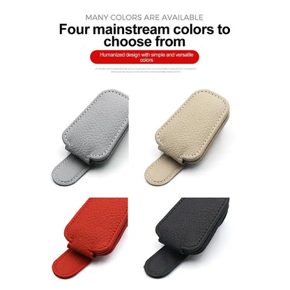 Universal Car Sunglasses Clip Card Ticket Holder Stand Fastener Pen Case Eyeglasses Sun Visor Car Accessories