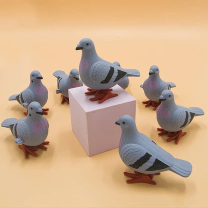 Kids Clockwork Toy Jumping Pigeon Simulation Animal Cute Winding Will Jump Baby Toys 2-4 Years Old Gift